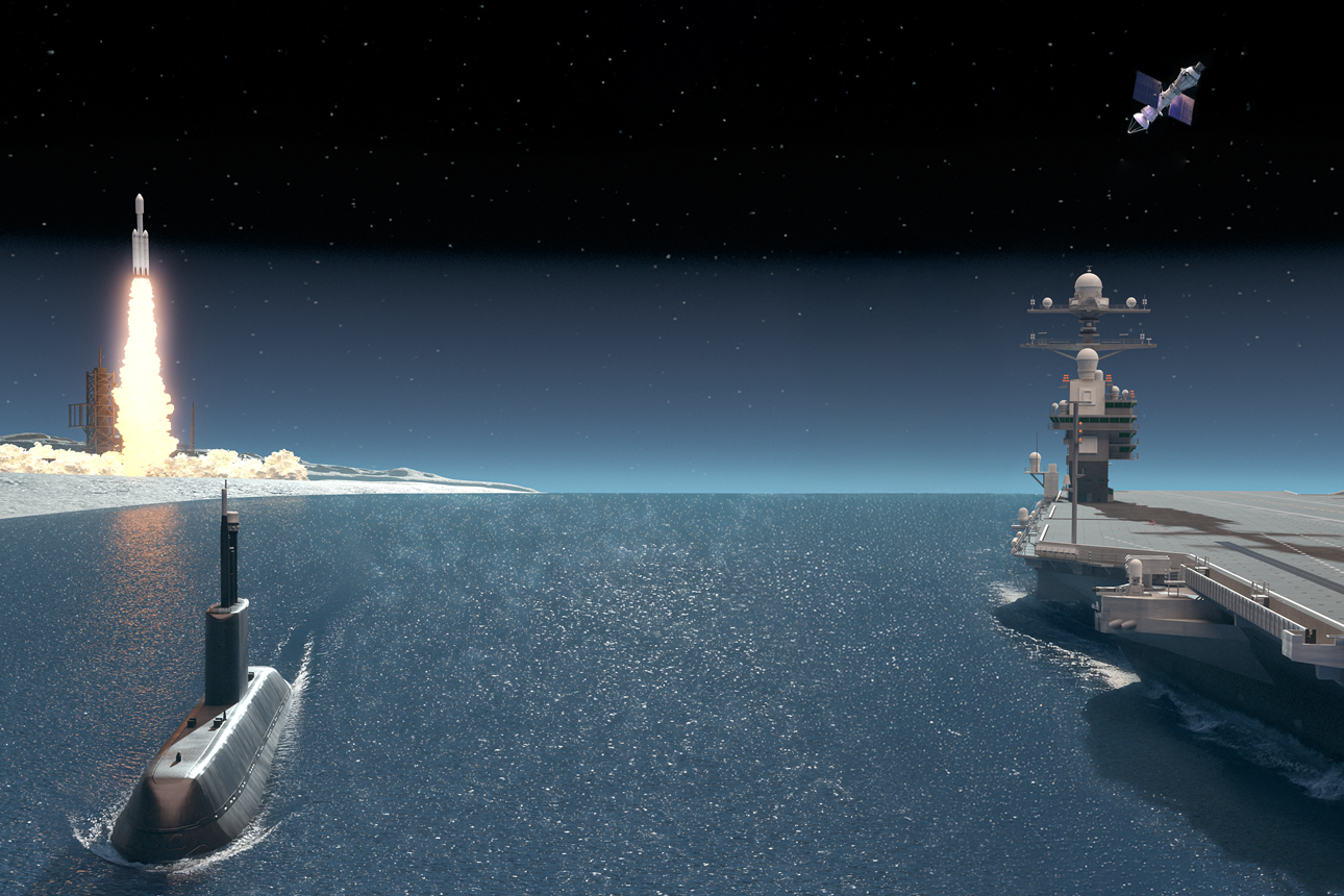 Space and sea defense industry